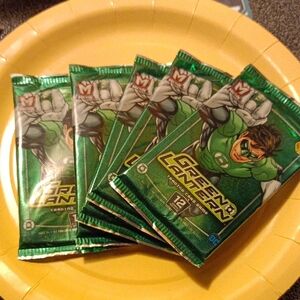 Green Lantern Trading Card Packs 5 packs Sealed